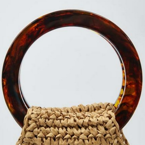 Zara Woven Bag. NWT. - Picture 4 of 8